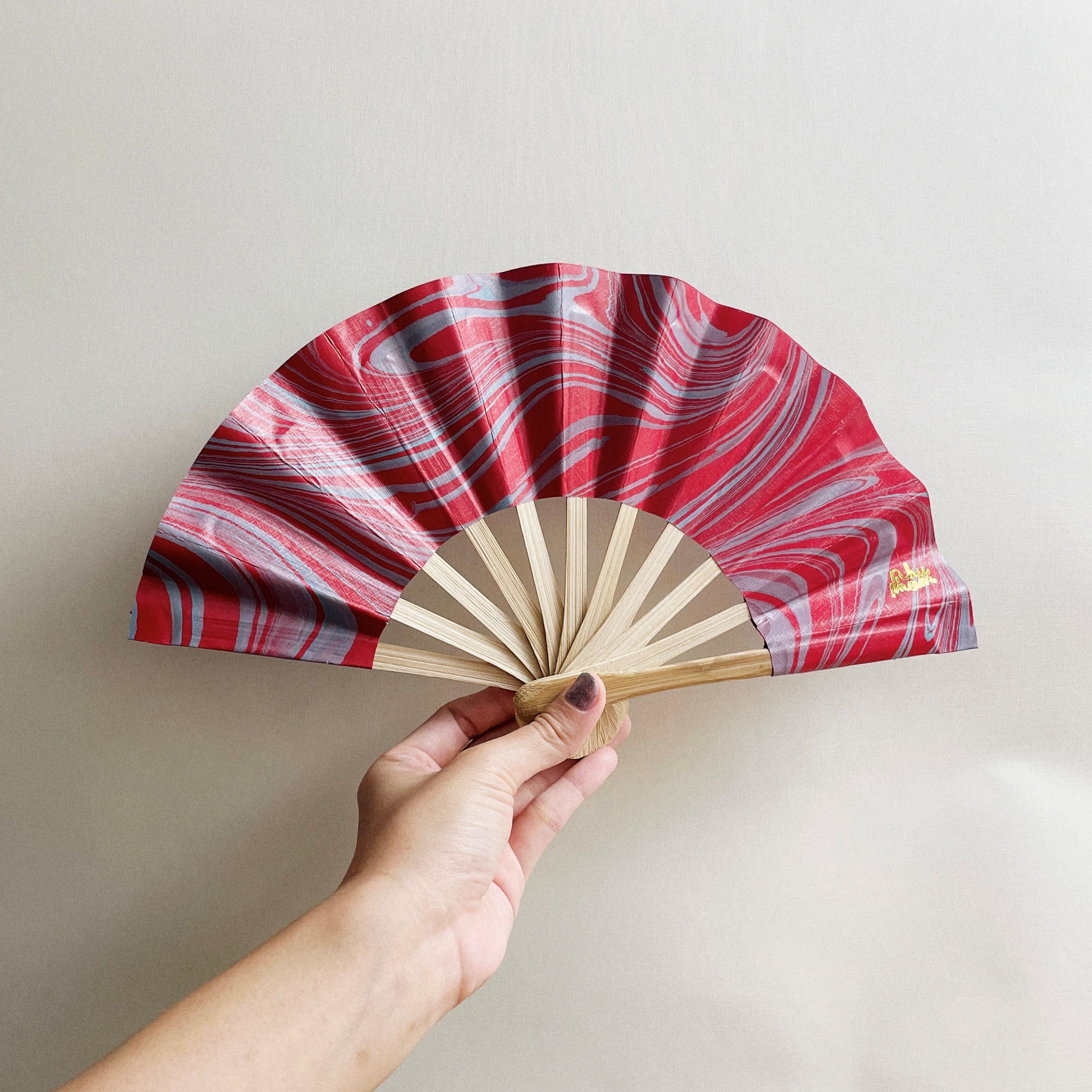 Vietnamese Handfan RED0002