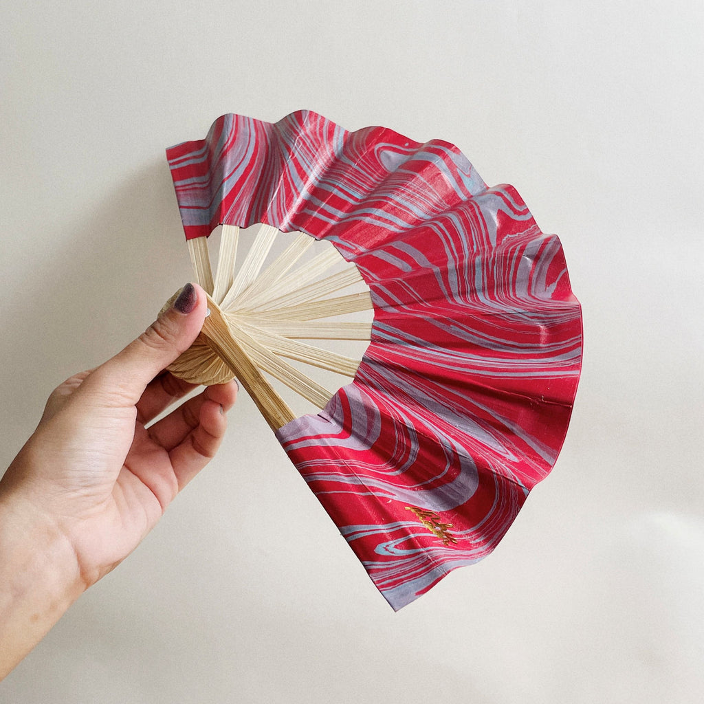 Vietnamese Handfan RED0002