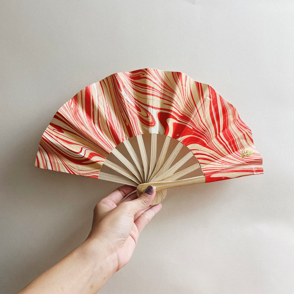 Vietnamese Handfan RED0003