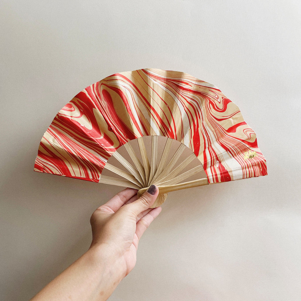Vietnamese Handfan RED0003