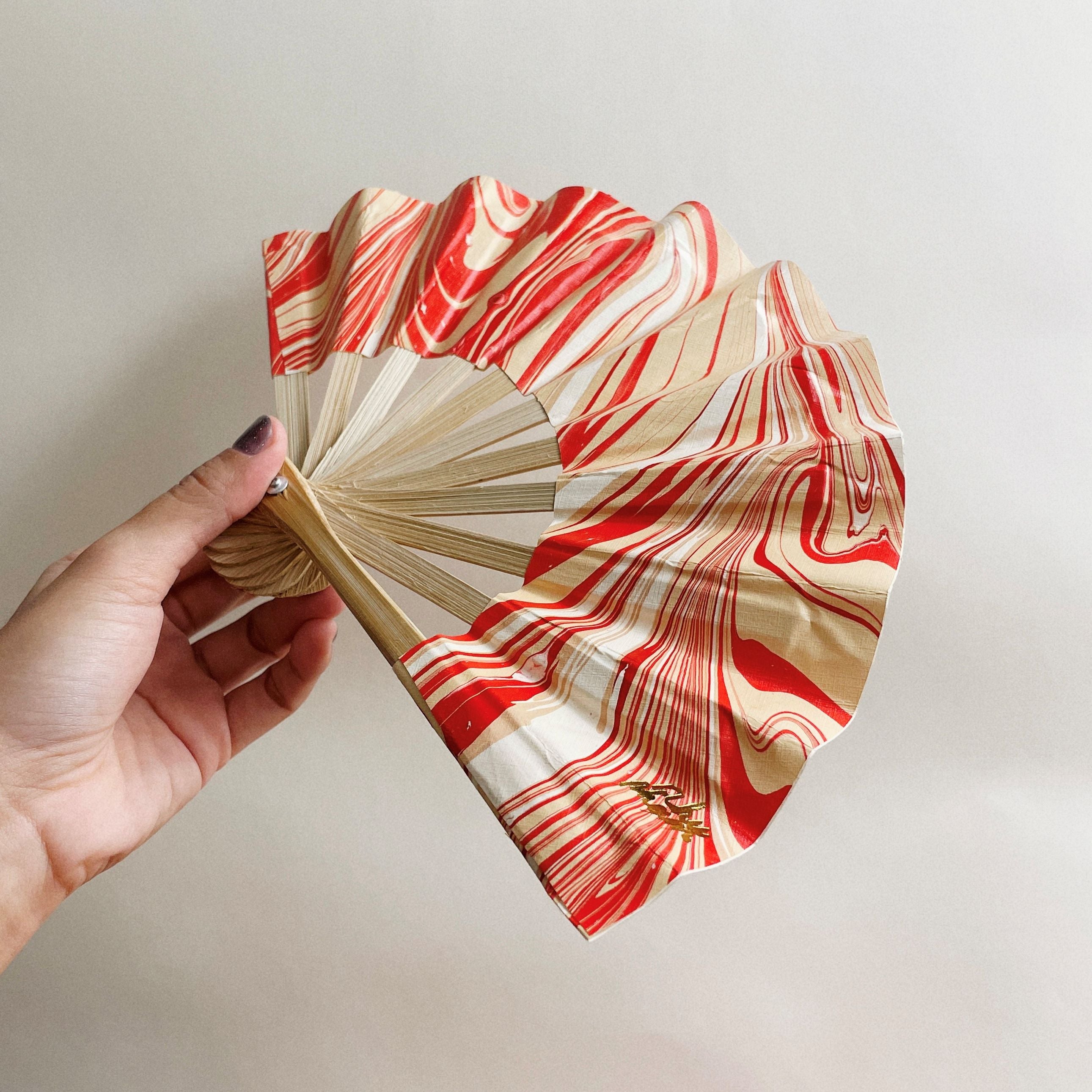 Vietnamese Handfan RED0003