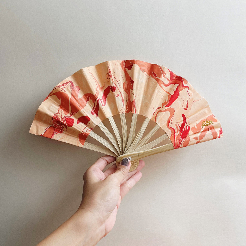 Vietnamese Handfan RED0004