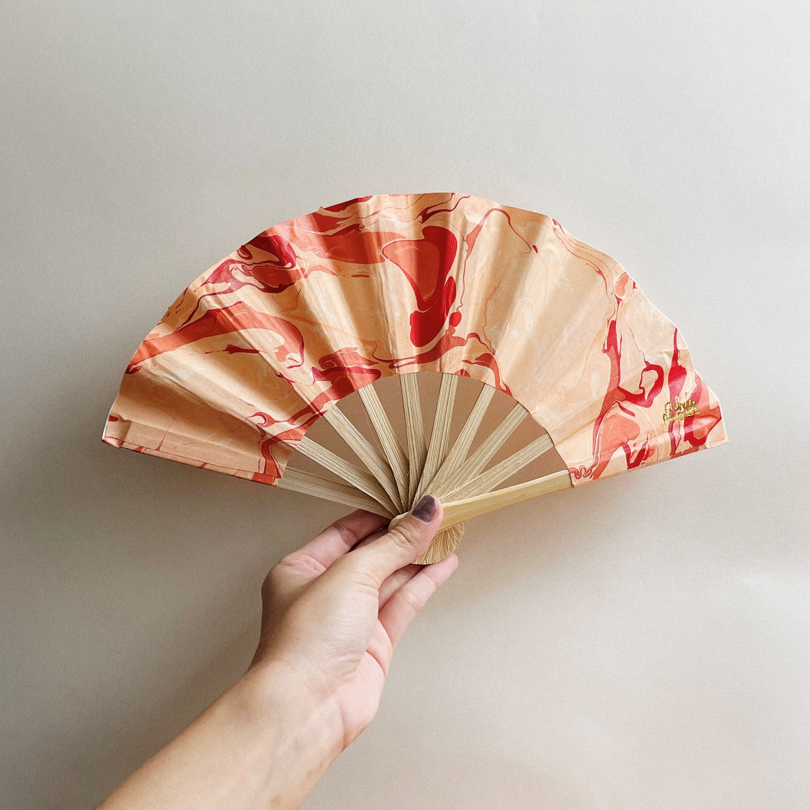 Vietnamese Handfan RED0004