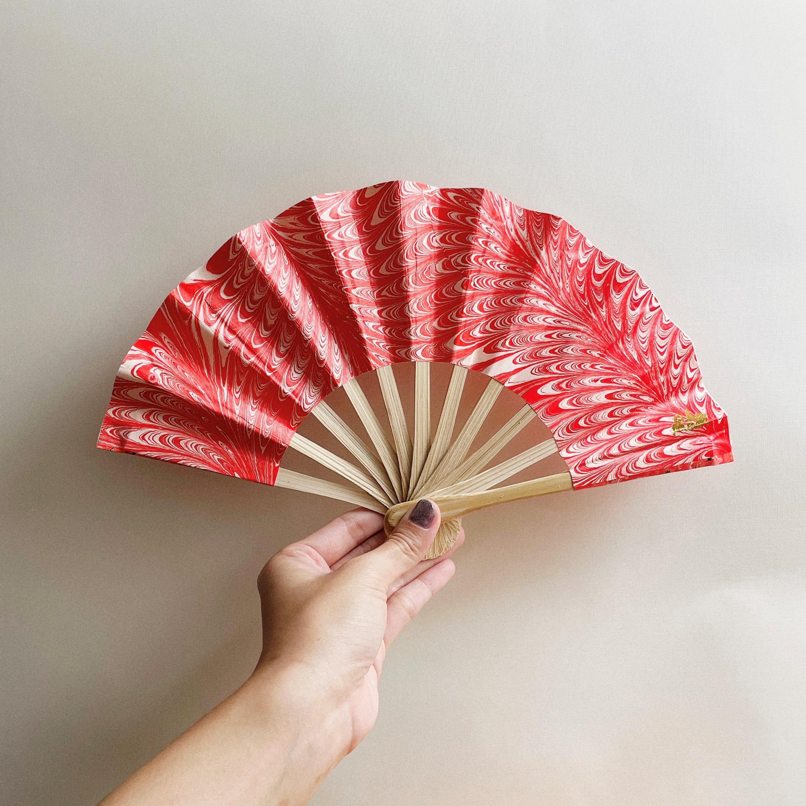 Vietnamese Handfan RED0005