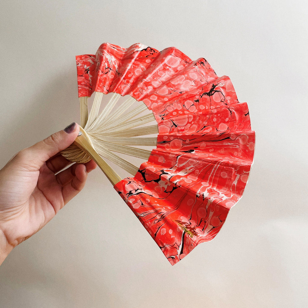 Vietnamese Handfan RED0005