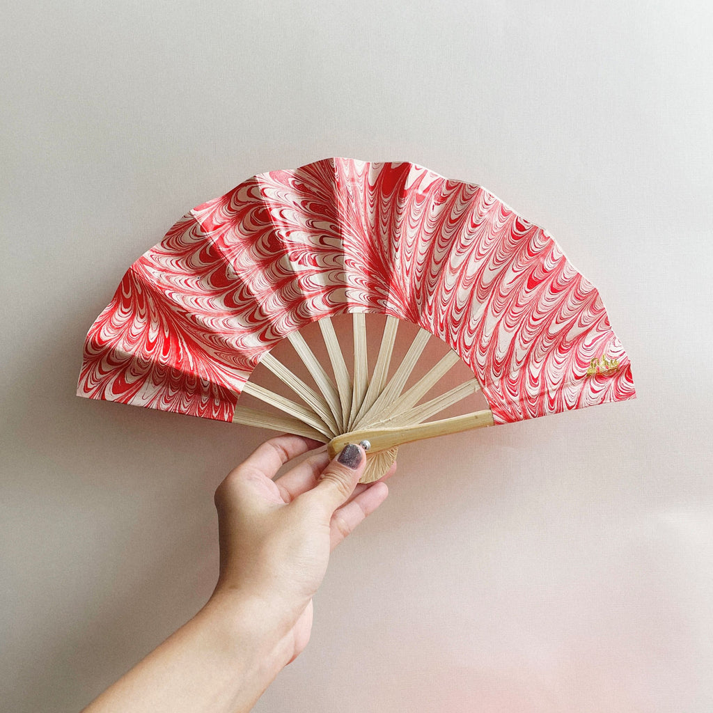 Vietnamese Handfan RED0006