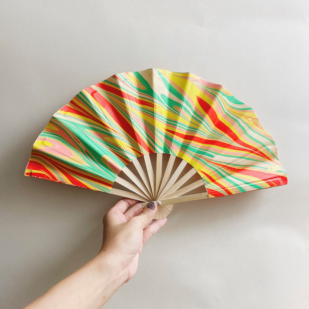 Vietnamese Handfan RED0007