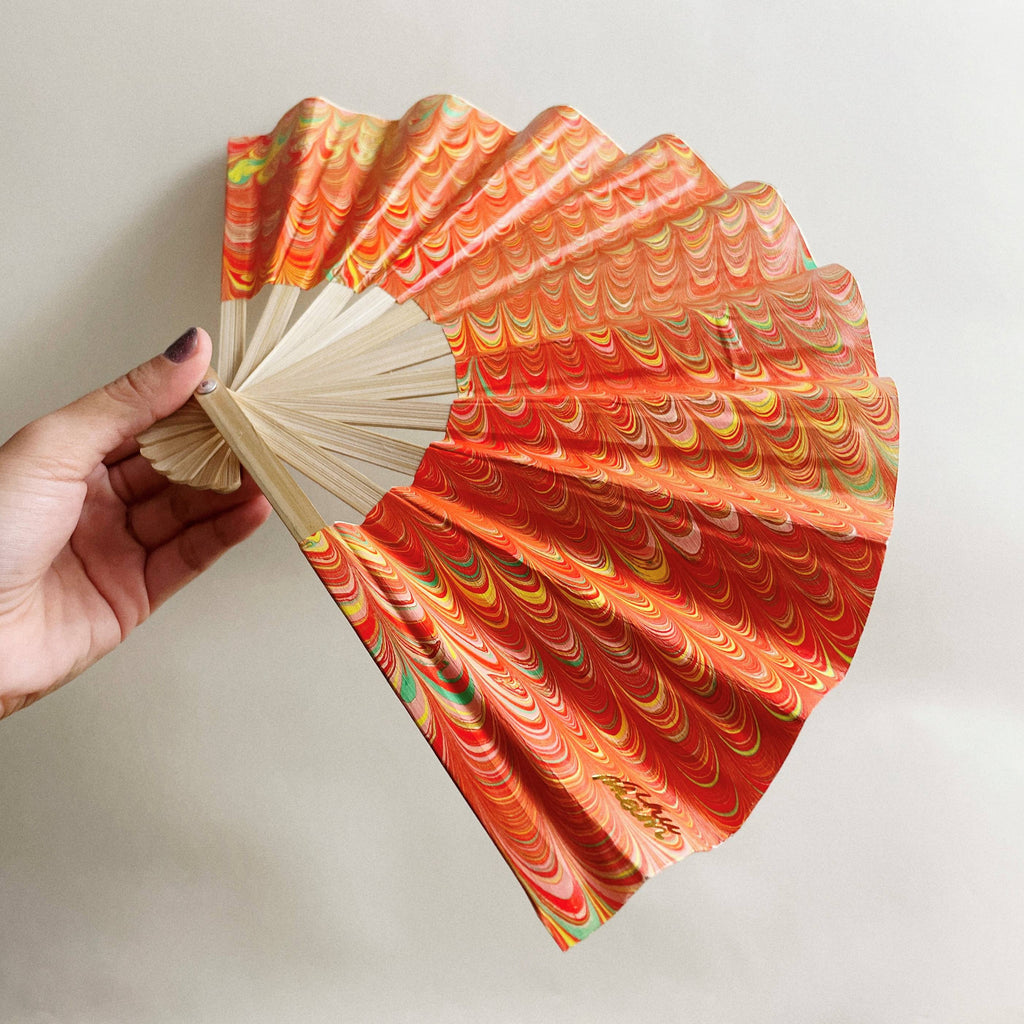 Vietnamese Handfan RED0007