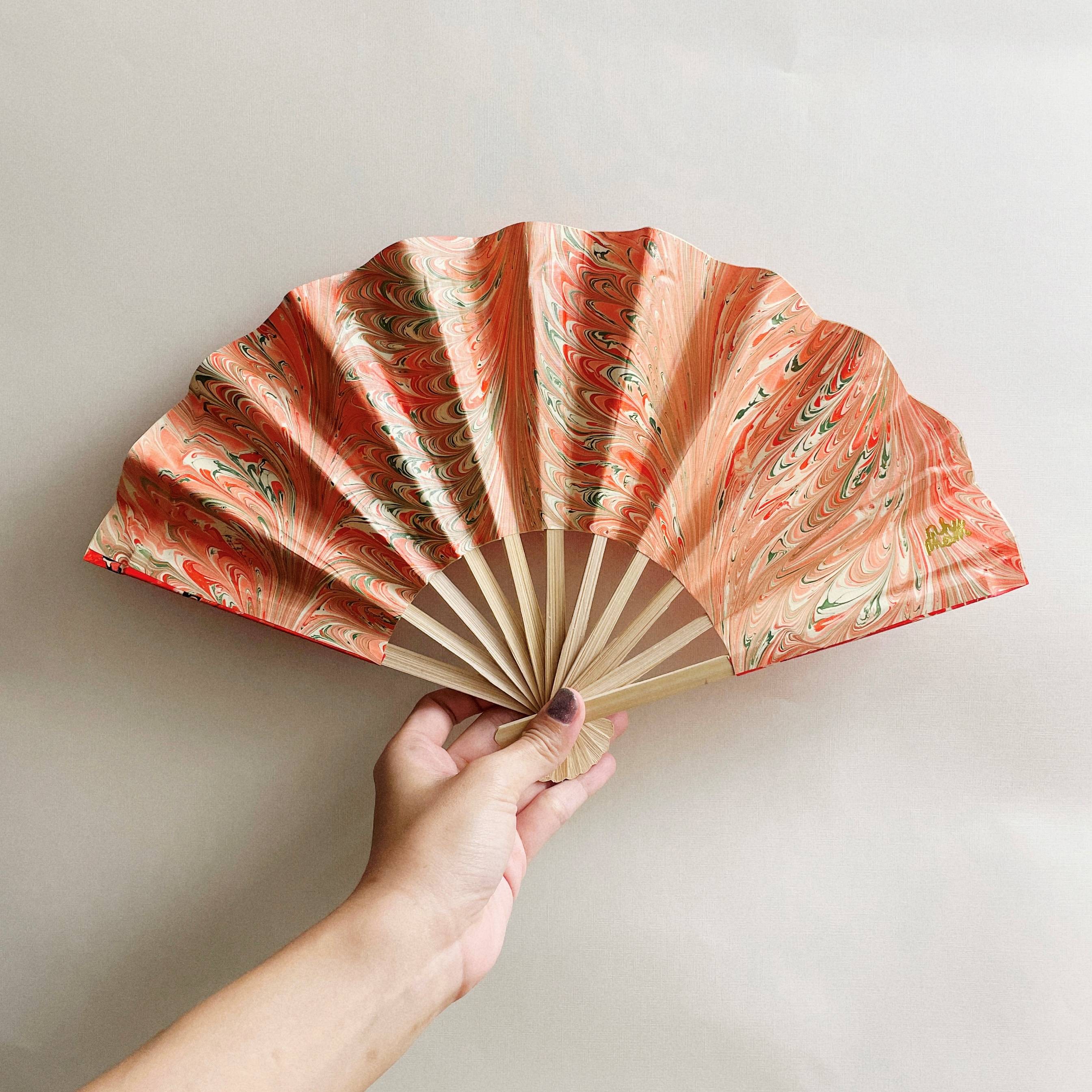Vietnamese Handfan RED0008