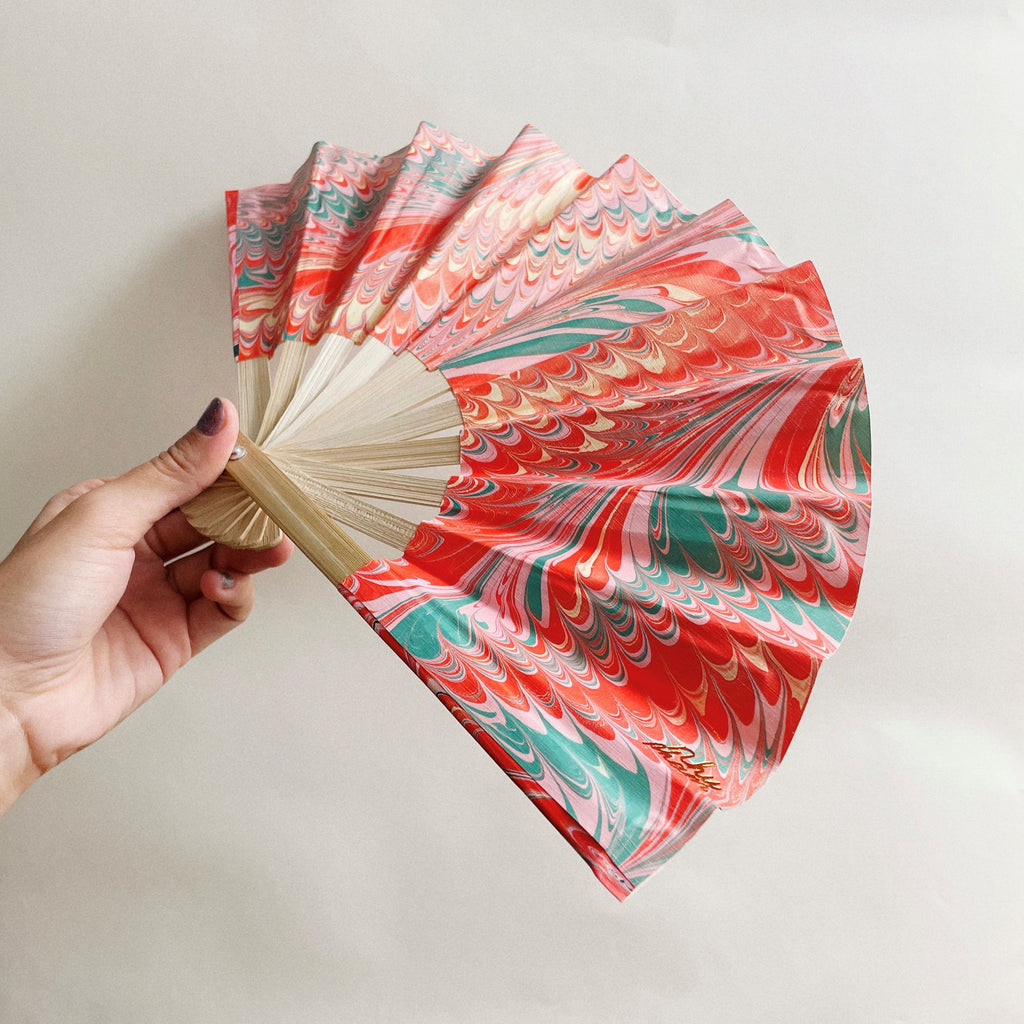 Vietnamese Handfan RED0009