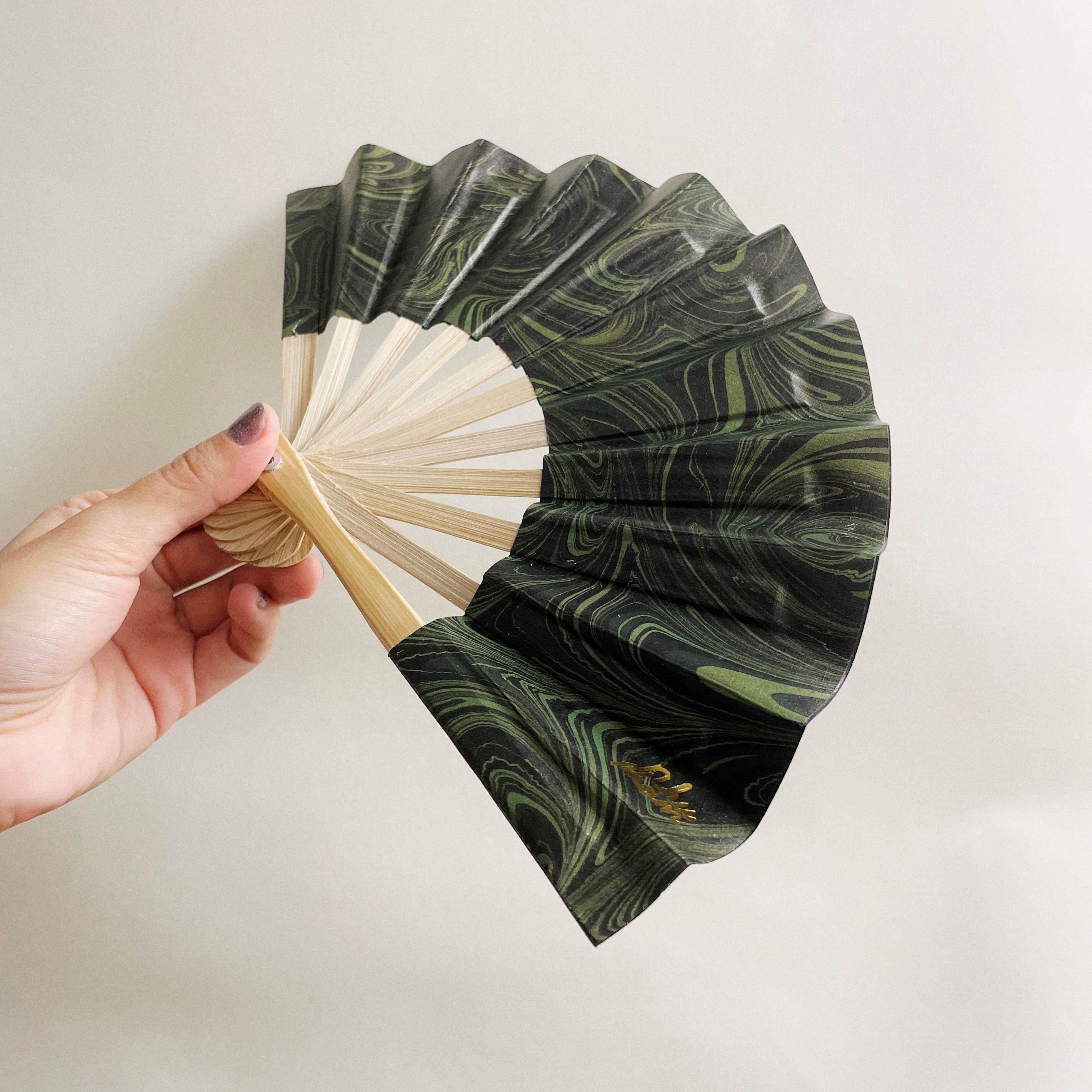 Vietnamese Handfan BLK0004