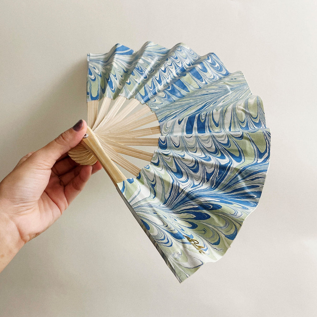 Vietnamese Handfan BLU0004