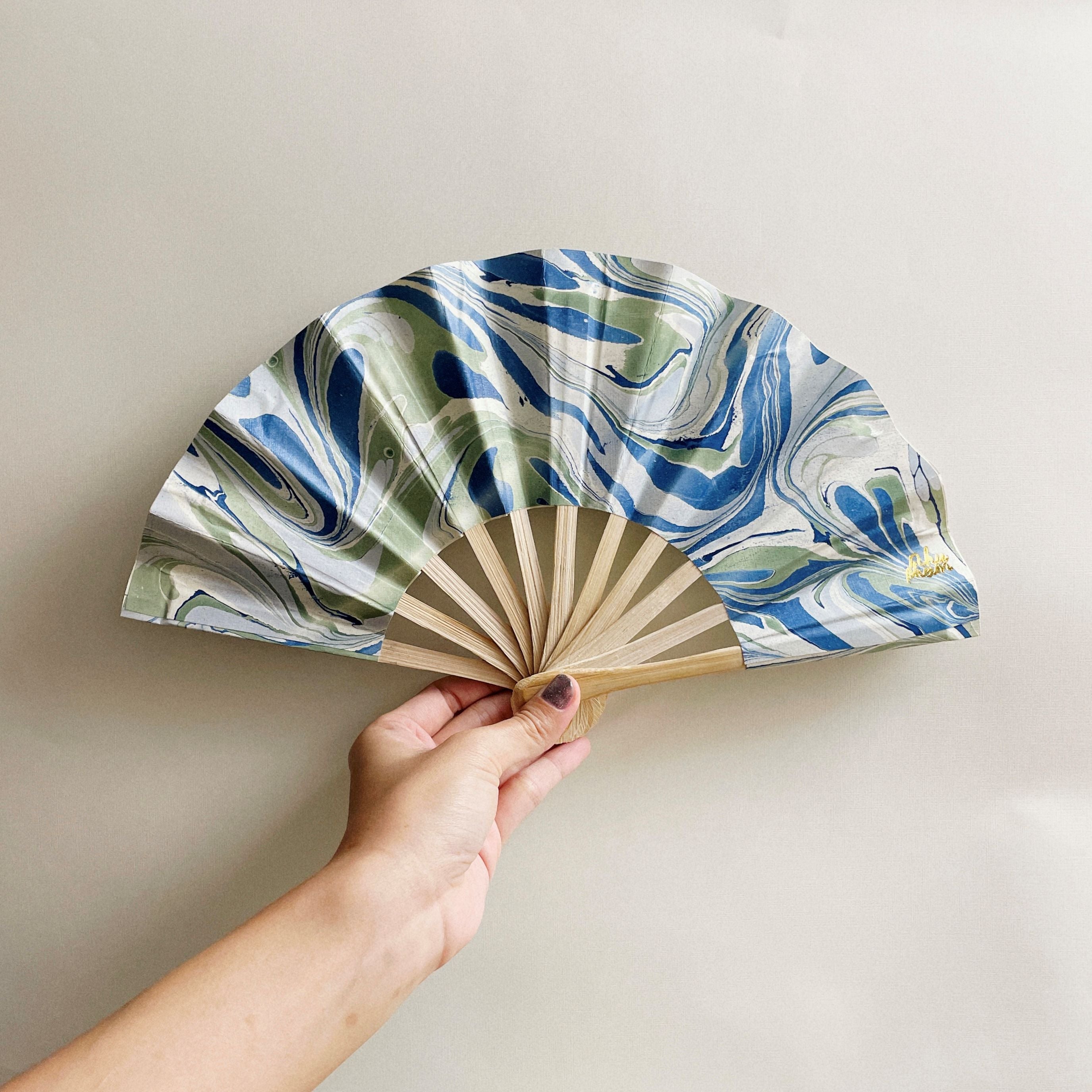Vietnamese Handfan BLU0005