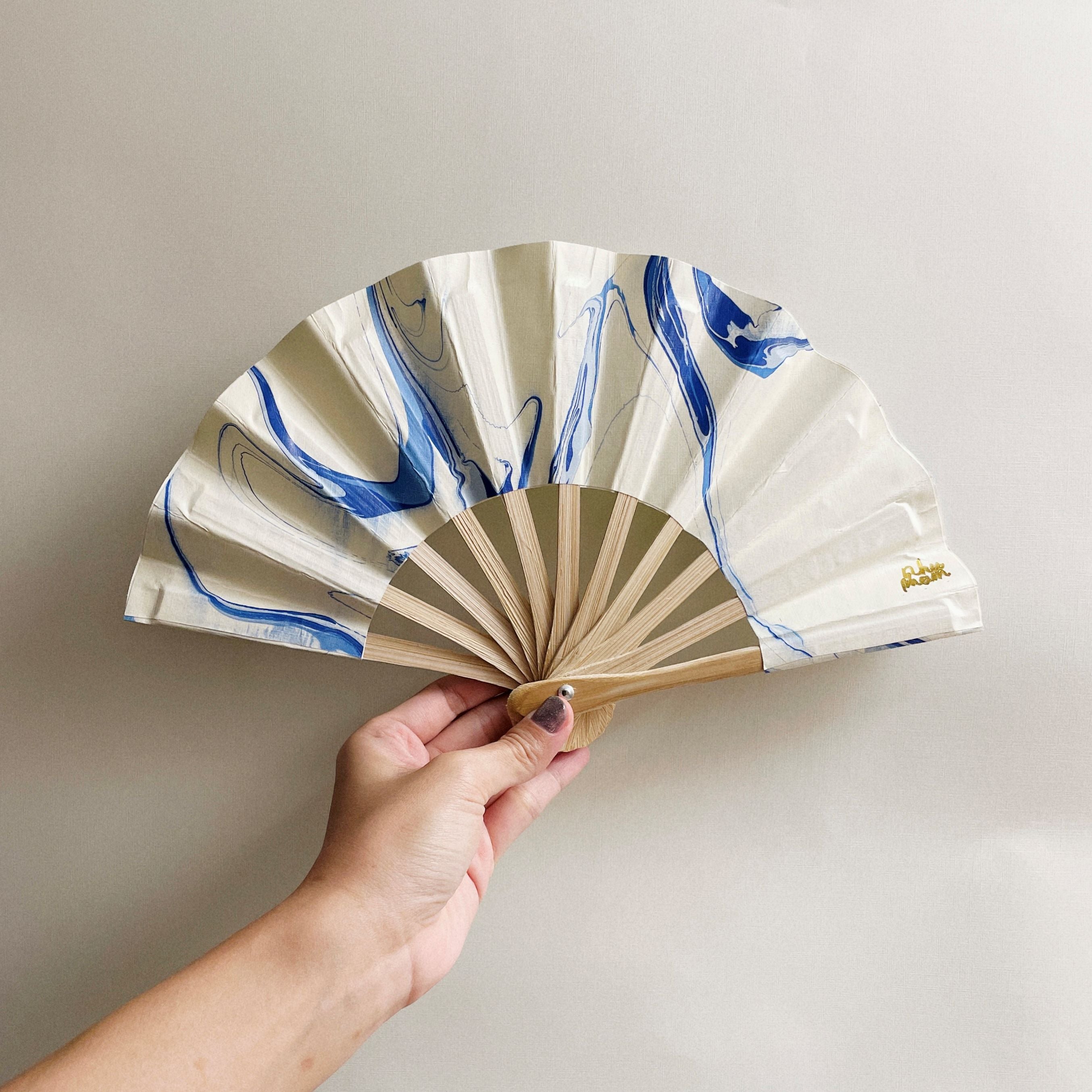 Vietnamese Handfan BLU0006