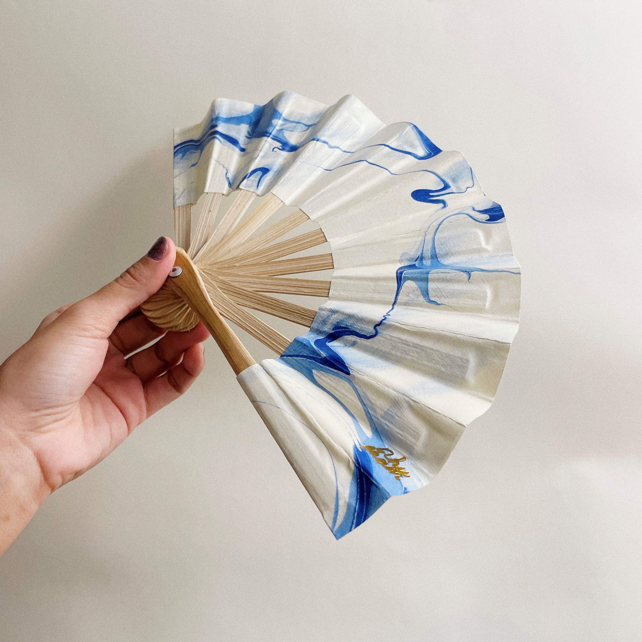 Vietnamese Handfan BLU0006