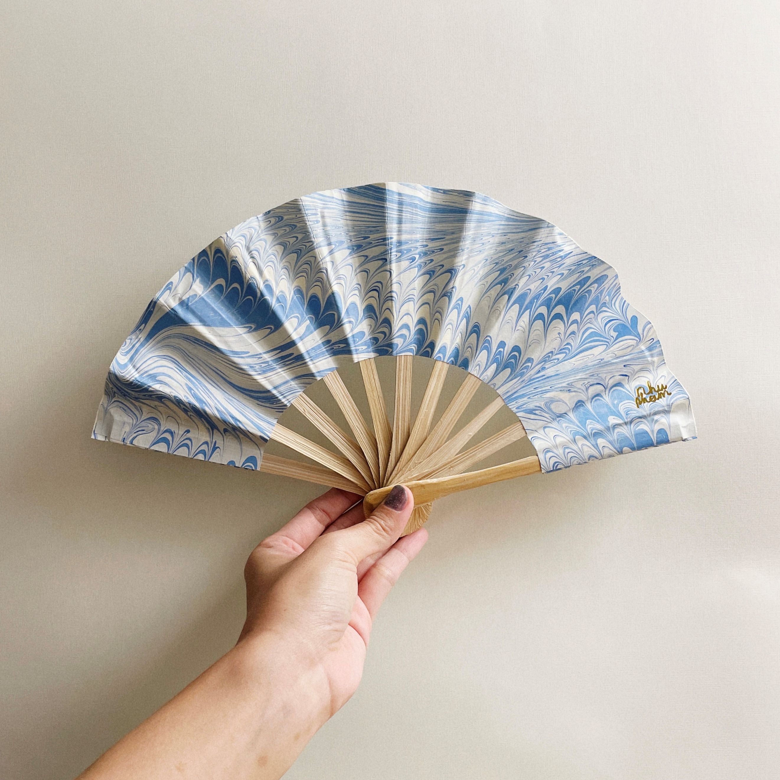 Vietnamese Handfan BLU0007