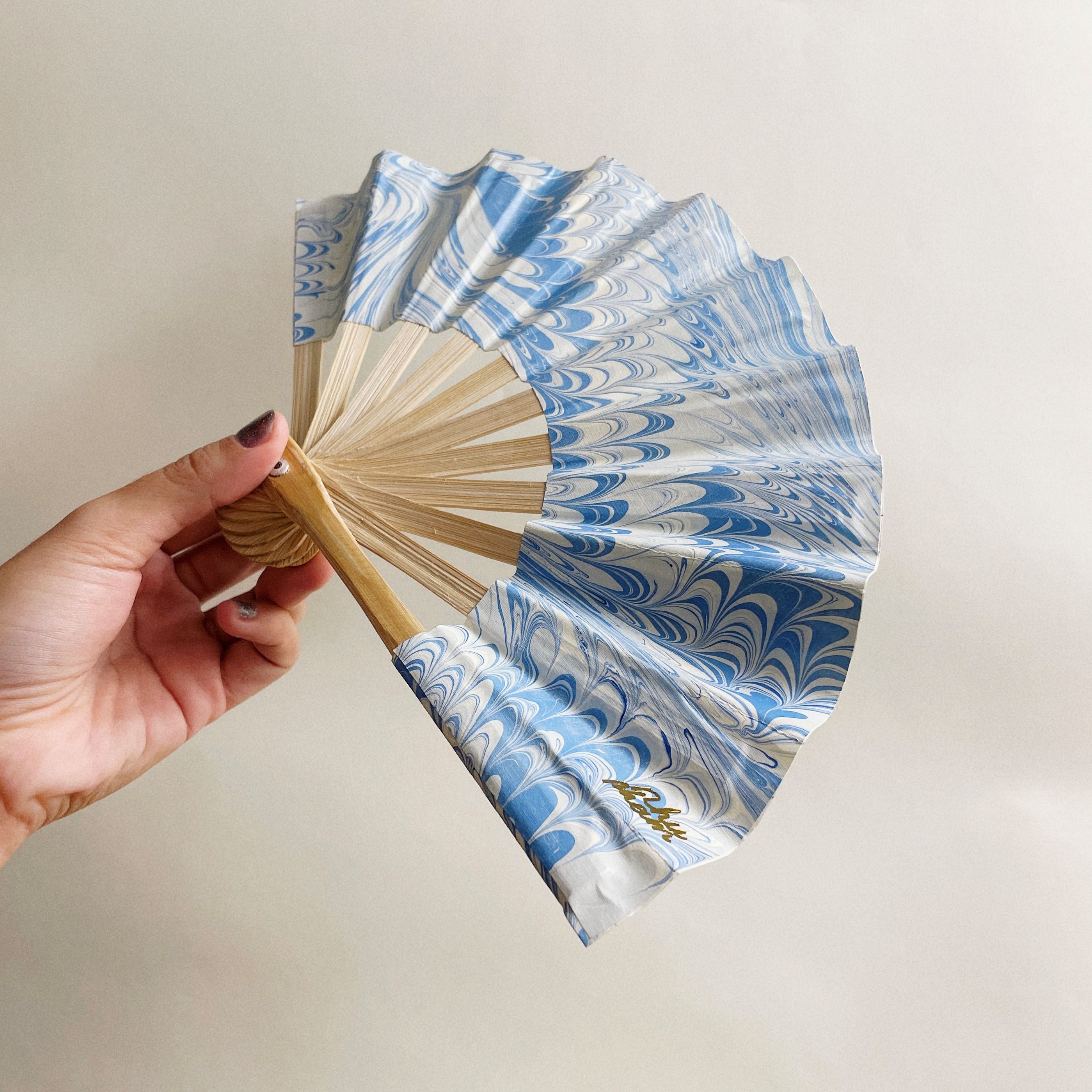 Vietnamese Handfan BLU0007